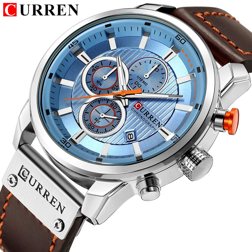 CURREN Men's Quartz Chronograph Sport Watch