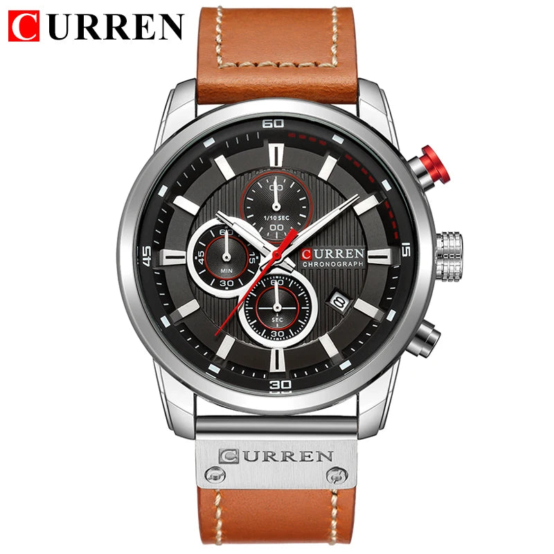 CURREN Men's Quartz Chronograph Sport Watch