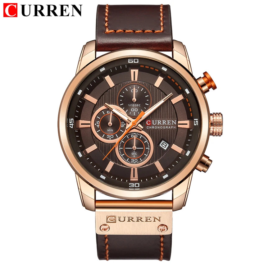 CURREN Men's Quartz Chronograph Sport Watch