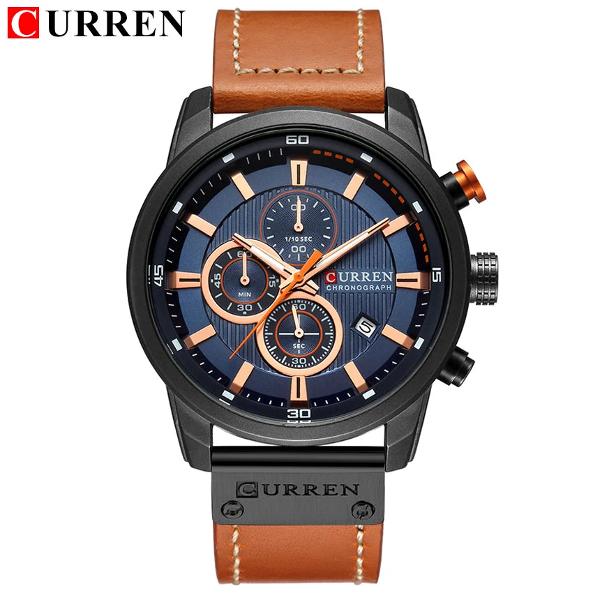 CURREN Men's Quartz Chronograph Sport Watch