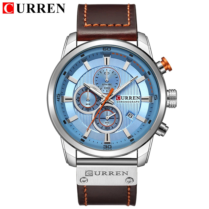 CURREN Men's Quartz Chronograph Sport Watch