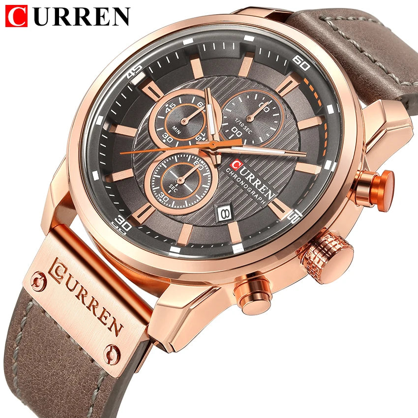 CURREN Men's Quartz Chronograph Sport Watch