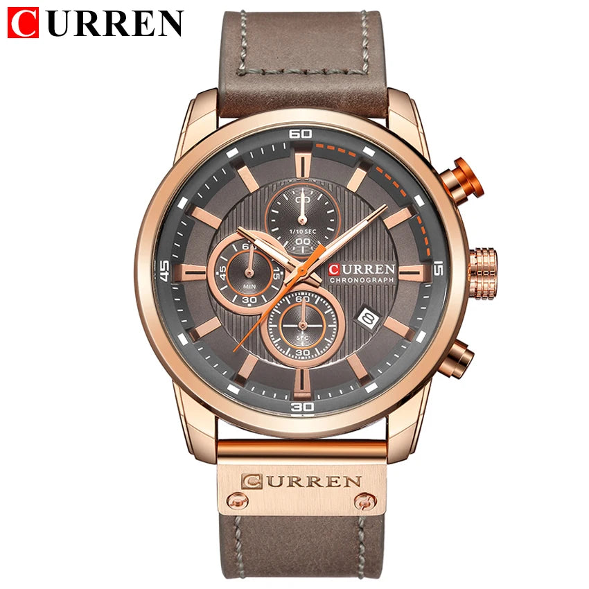 CURREN Men's Quartz Chronograph Sport Watch