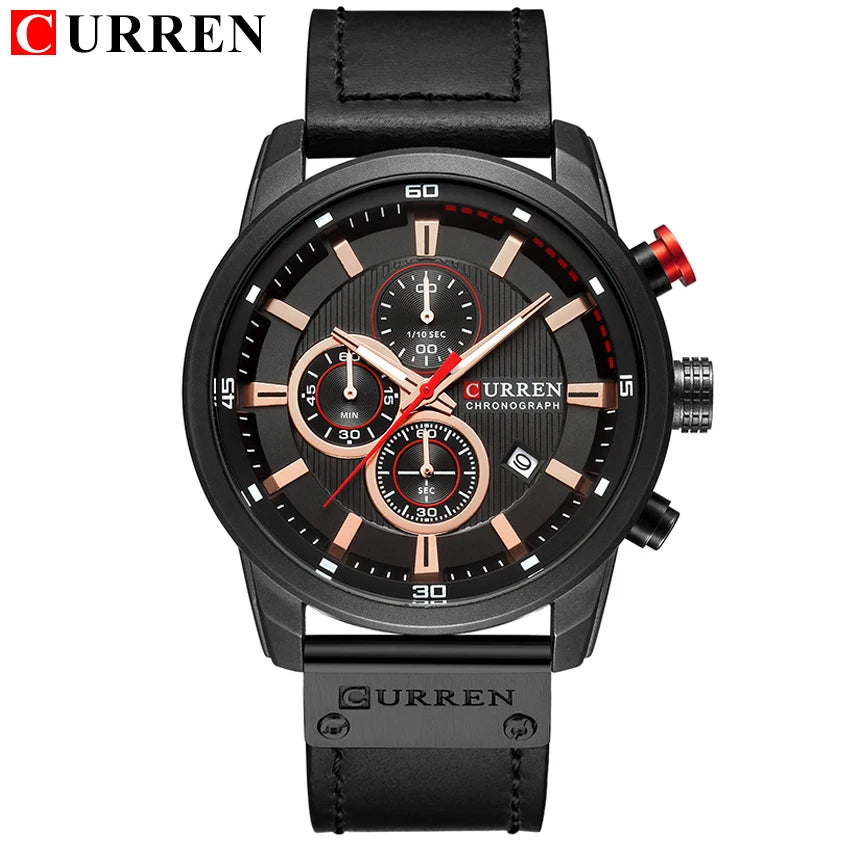 CURREN Men's Quartz Chronograph Sport Watch