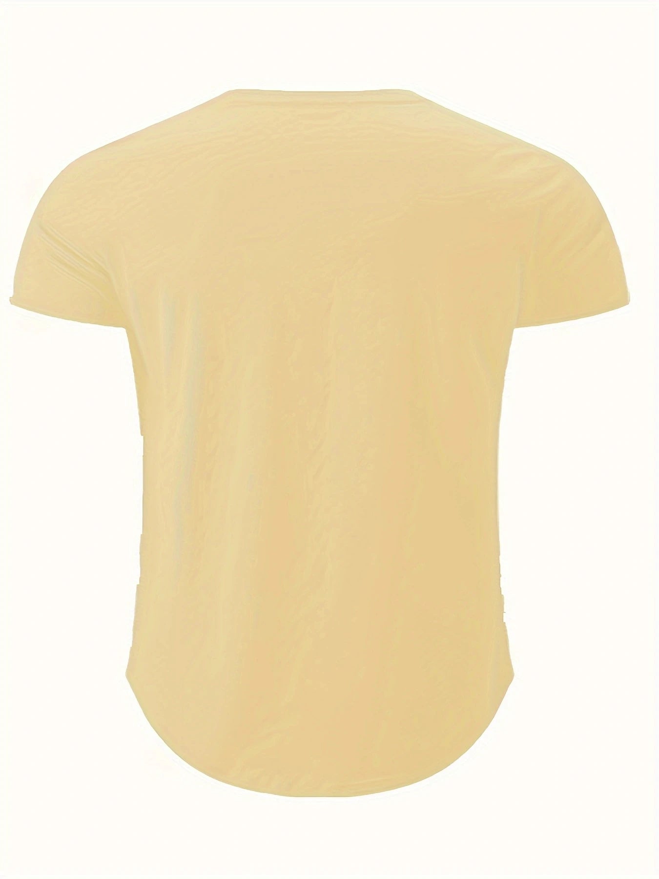 V-neck Solid Colour T-shirt