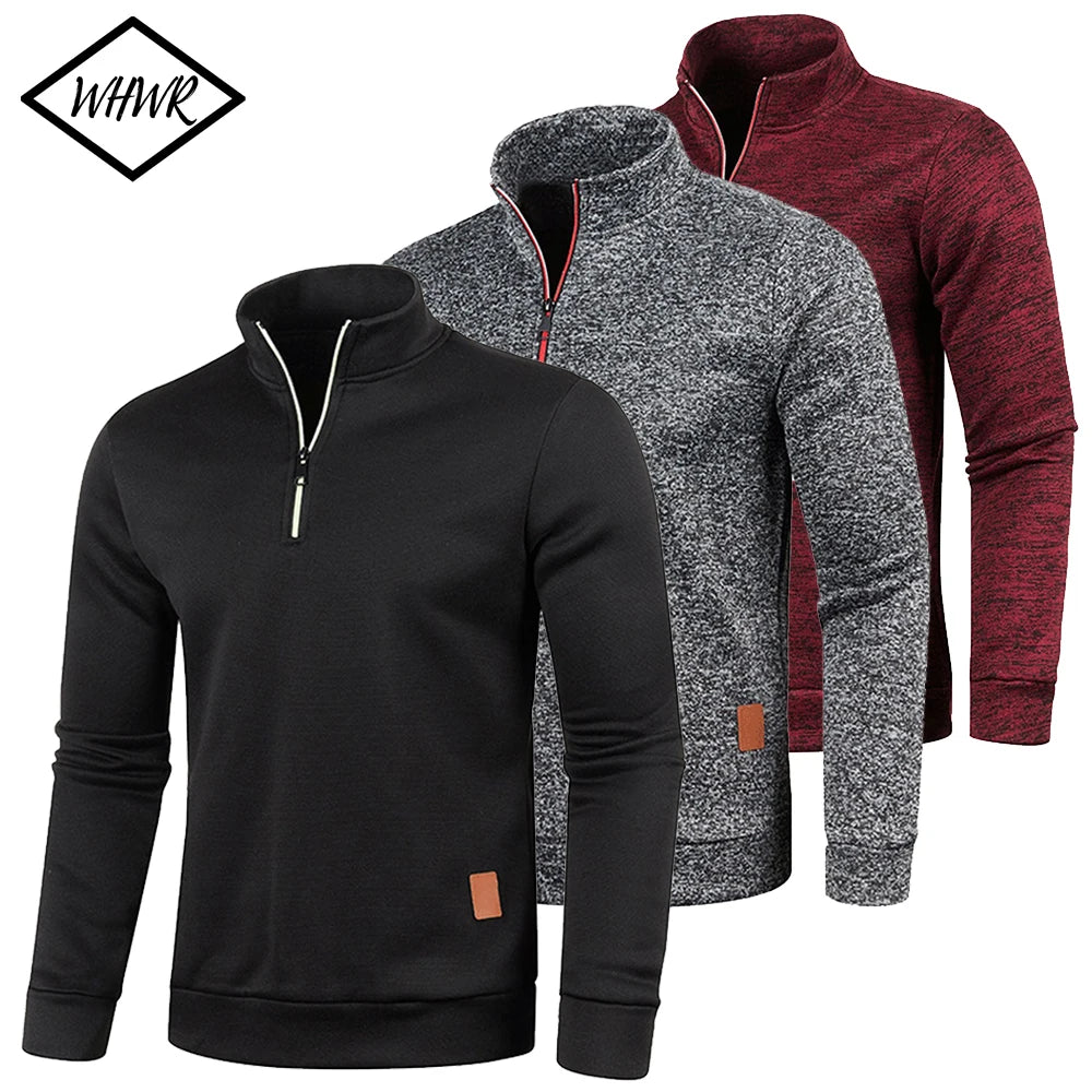 Men's Half Zipper Pullover.