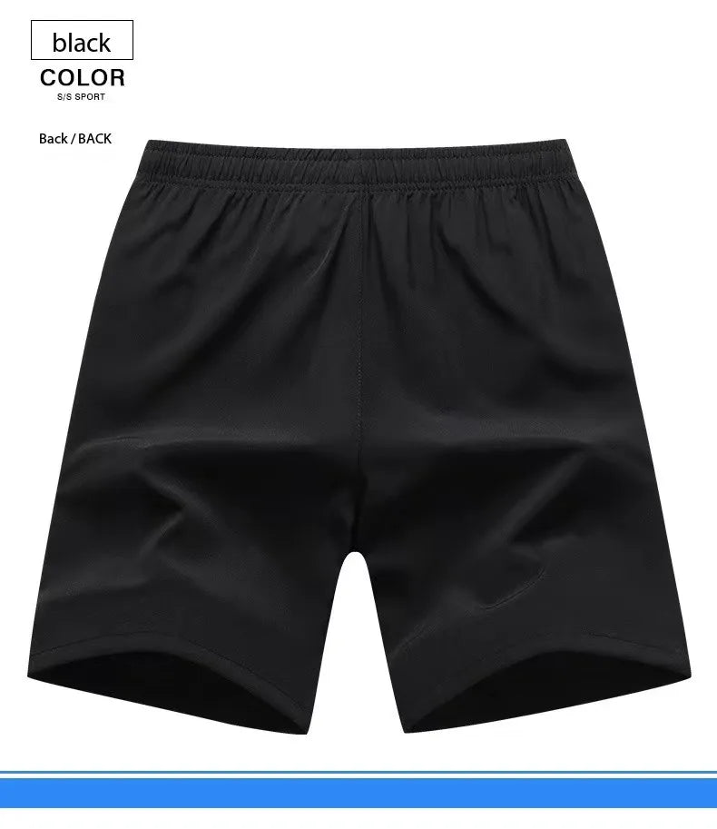 Sports Shorts Elastic Waist Breathable.