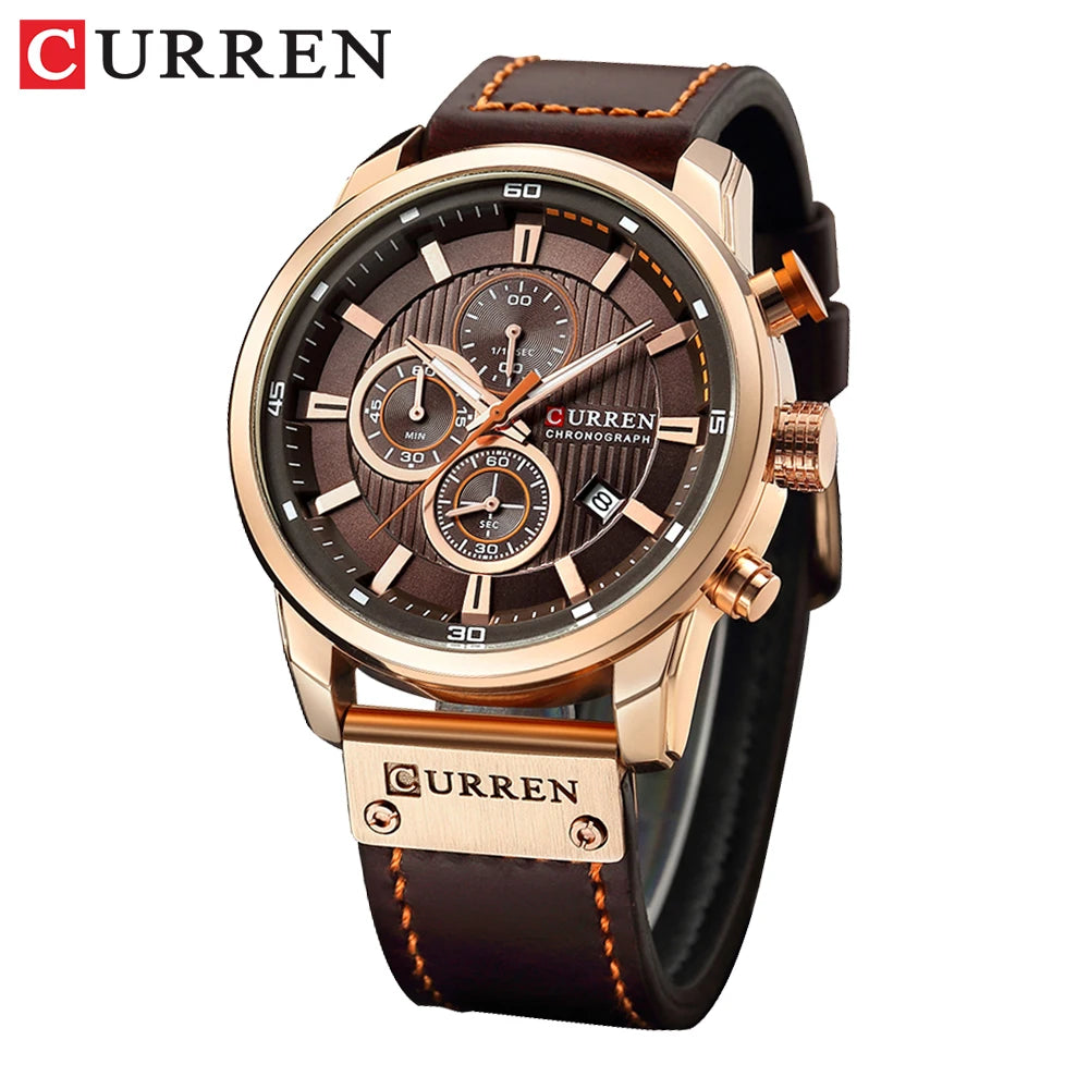 CURREN Men's Quartz Chronograph Sport Watch