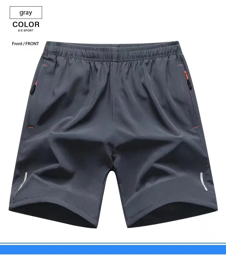 Sports Shorts Elastic Waist Breathable.