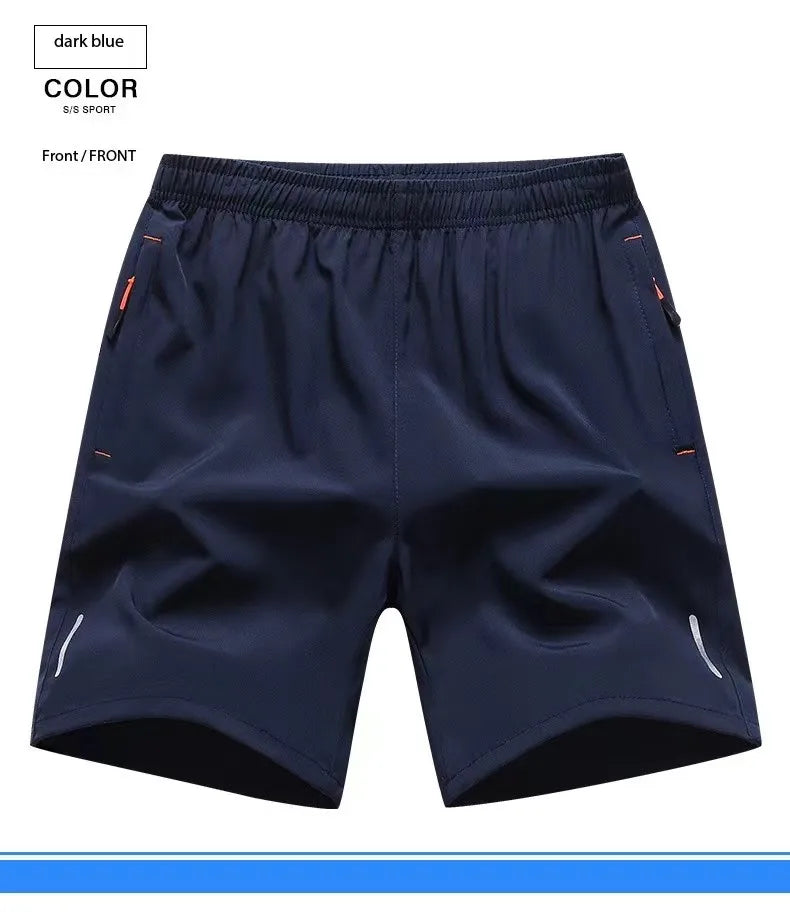 Sports Shorts Elastic Waist Breathable.