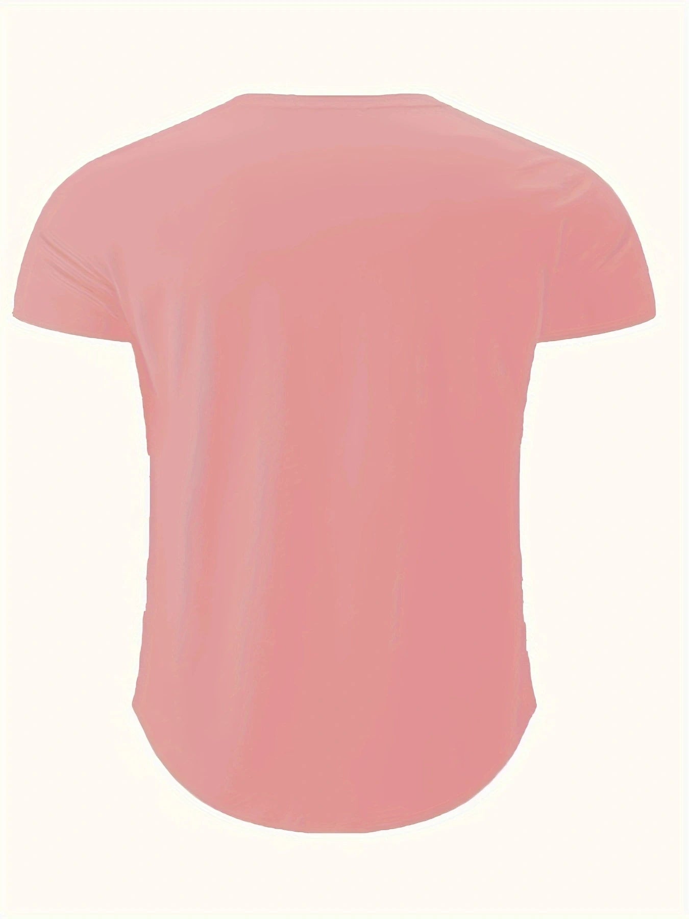 V-neck Solid Colour T-shirt